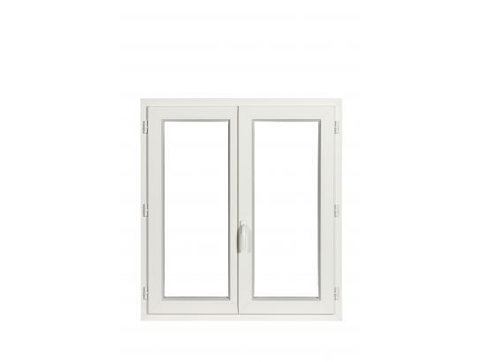 Fenêtre PVC standard H 95 X L 120 REHAU 2 vantaux OB 1