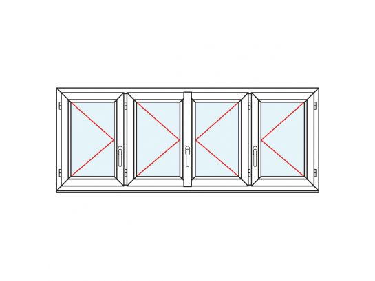 Fenêtre 4 vantaux 1