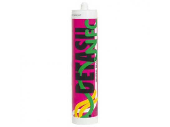 Mastic silicone blanc 300ml 1