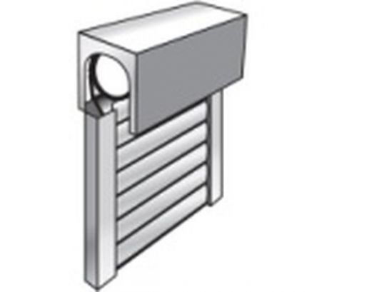 Volet roulant aluminium avec coffre tunnel radio 1