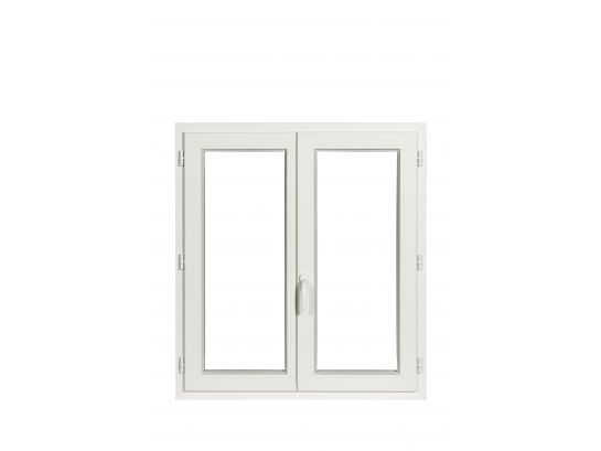 Fenêtre PVC standard H 115 X L 120 REHAU 2 vantaux Oscillo-battant 1
